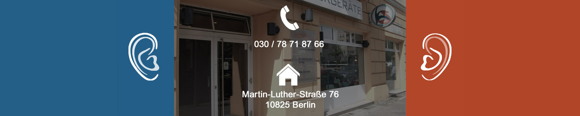 Adresse und Telefonnummer der KS-Hörgeräte Berlin